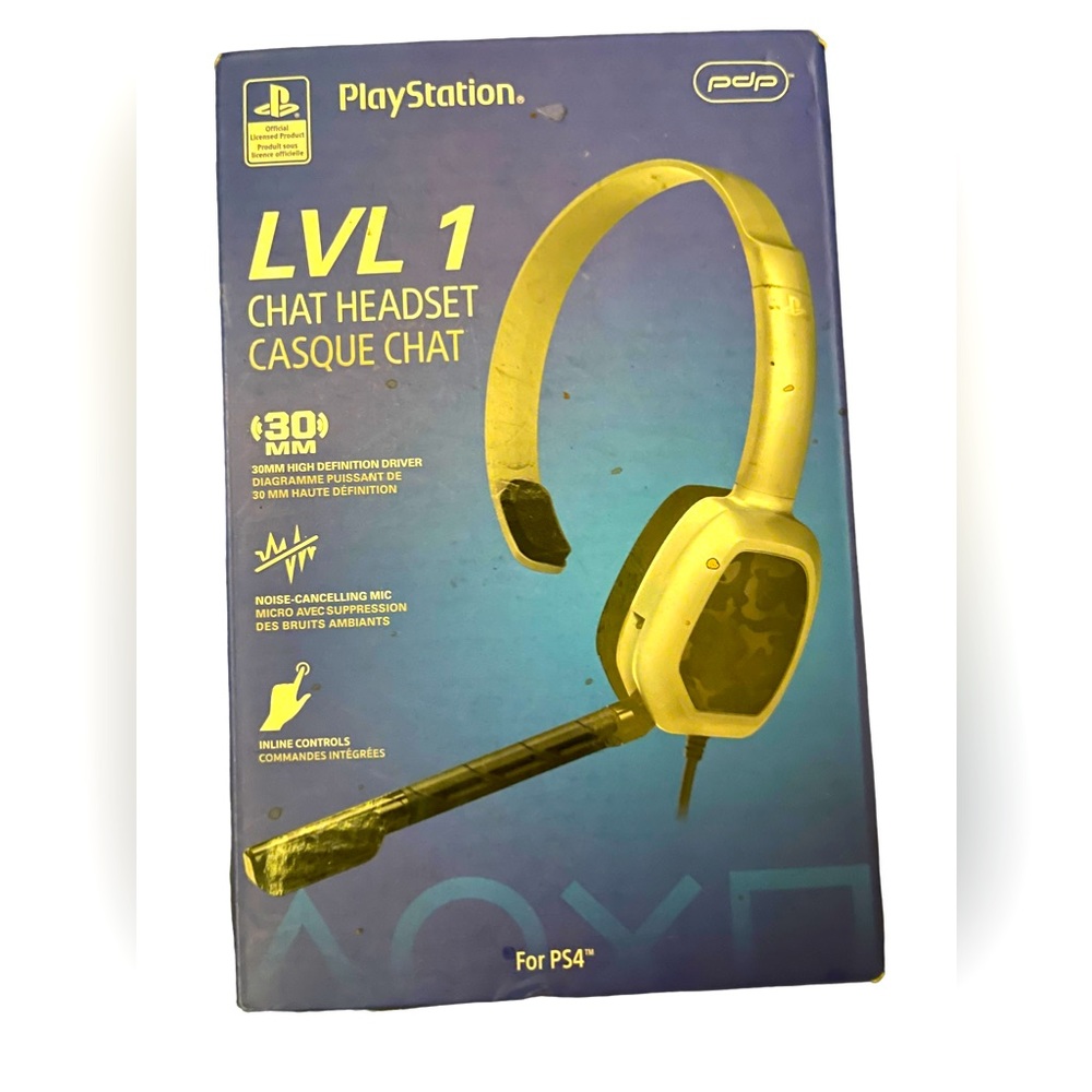 PlayStation LVL 1 Chat Headset For PS4